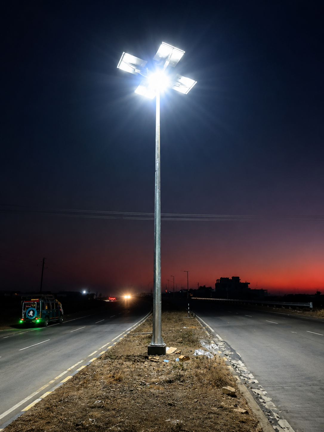 Solar Himast Light Pole
